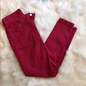 Banana republic fuchsia premium denim jeans